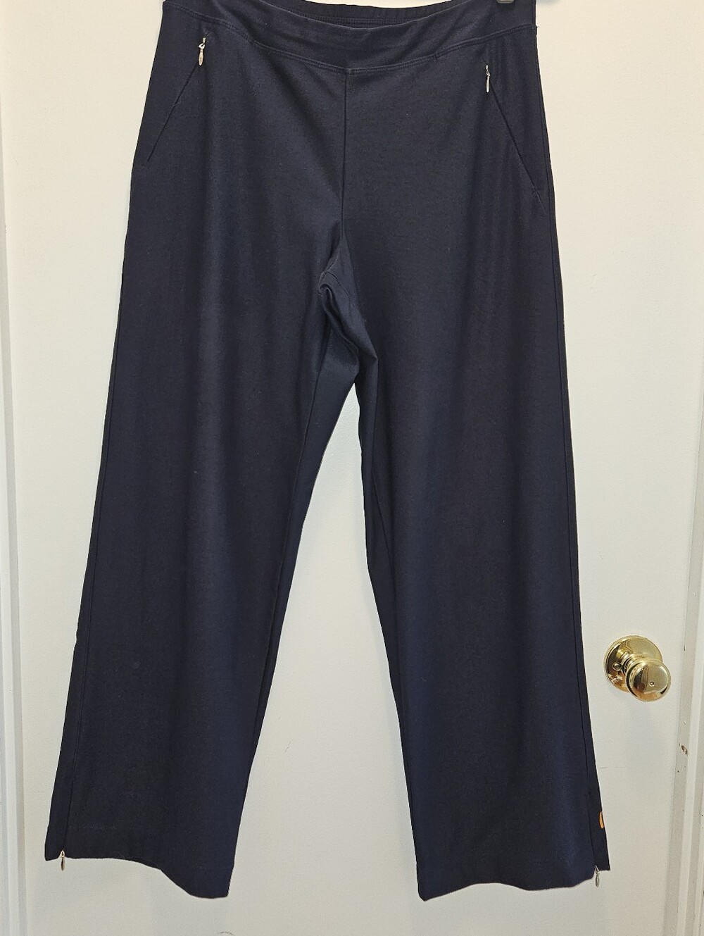 Lucy Women's Small Short Navy Straight Leg Athletic Pants Stretch